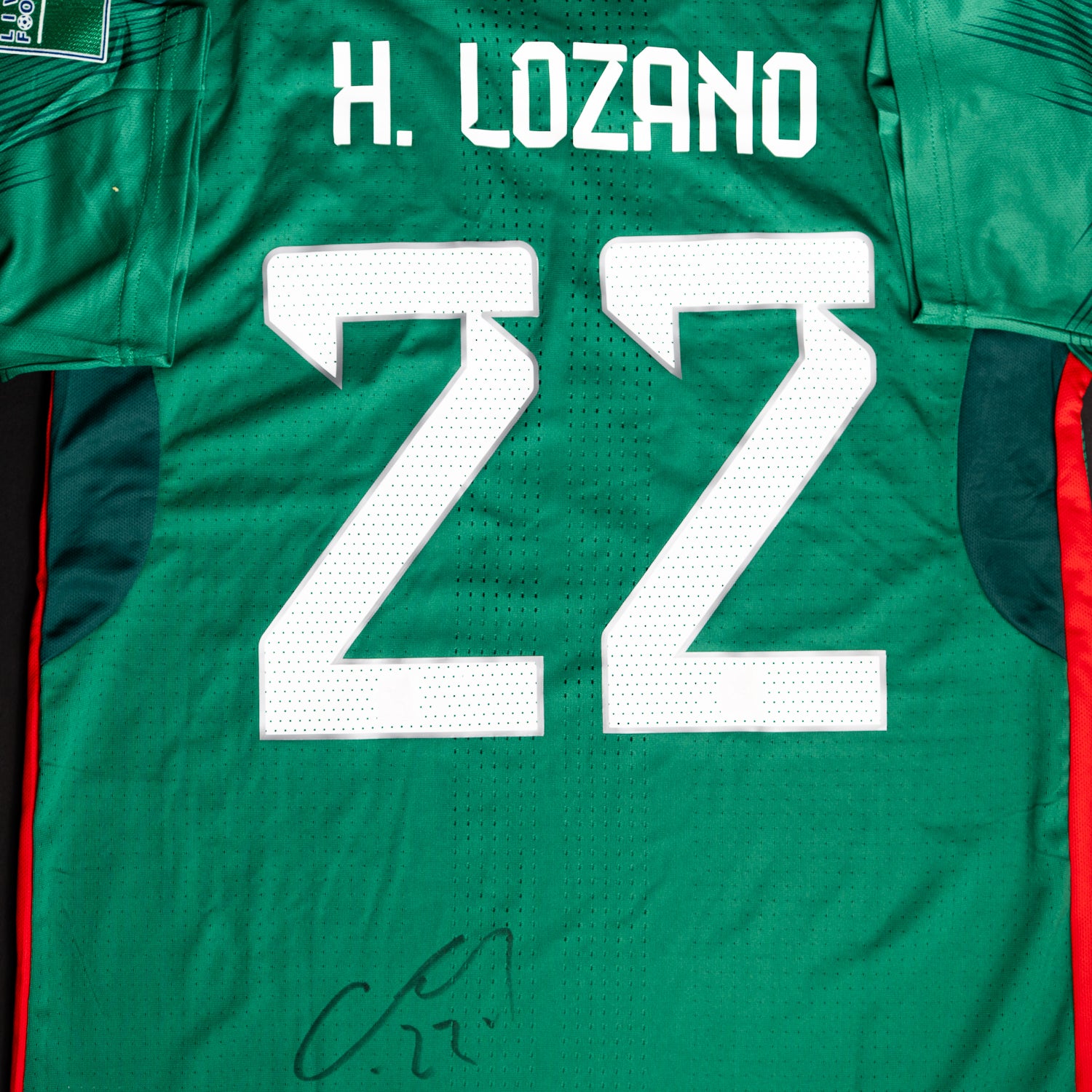Jersey Firmado Chuky Lozano - México Mundial 2022
